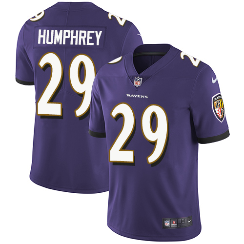 Nike Ravens #29 Marlon Humphrey Purple Team Color Men's Stitched NFL Vapor Untouchable Limited Jersey
